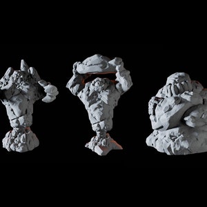 Earth Elemental Miniature for D&D, Dungeons and Dragons, Pathfinder and many other tabletop games