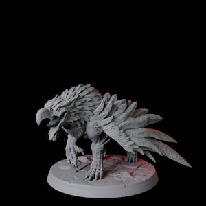 Leaping Griffon Miniatur D für D&D, Dungeons and Dragons, Pathfinder und viele andere Tabletop-Spiele