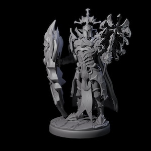 Hulking Dark Elf Sentinel K Miniature for D&D, Dungeons and Dragons, Pathfinder and many other tabletop games