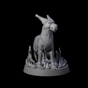 Sparking Blink Dog A Miniature for D&D, Dungeons and Dragons, Pathfinder and many other tabletop games