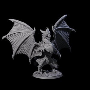 Glistening Adult Dragon Miniature for D&D, Dungeons and Dragons, Pathfinder and many other tabletop games