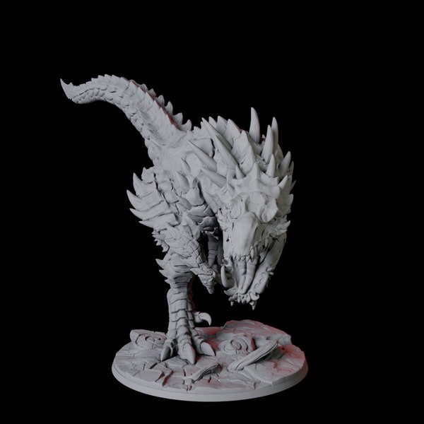 Stalking Tyrannosaurus Rex Miniature for D&D, Dungeons and Dragons, Pathfinder and many other tabletop games