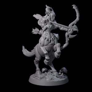 Centaur Battlemaiden Miniature for D&D, Dungeons and Dragons, Pathfinder and many other tabletop games