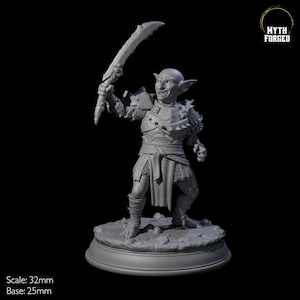 Cheeky Goblin Miniature C for D&D, Dungeons and Dragons, Pathfinder and many other tabletop games