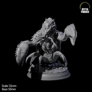Snappy Giant Crab Miniature para D&D, Dungeons and Dragons, Pathfinder, Call of Cthulhu e muitos outros jogos de mesa