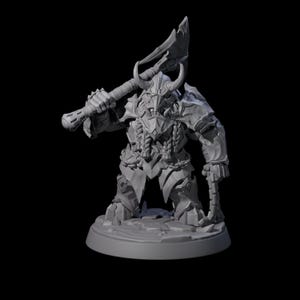 Deepcrust Dwarf B Miniature for D&D, Dungeons and Dragons, Pathfinder and many other tabletop games