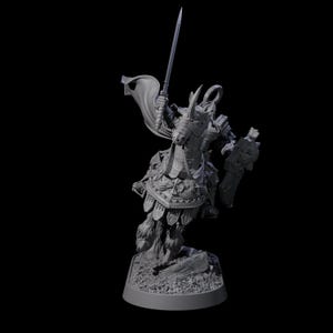 Cavalry of the Golden Circle A Miniature for D&D, Dungeons and Dragons, Pathfinder and many other tabletop games
