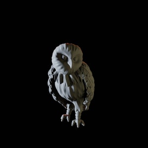 Owl Familiar Miniature for D&D, Dungeons and Dragons, Pathfinder and many other tabletop games