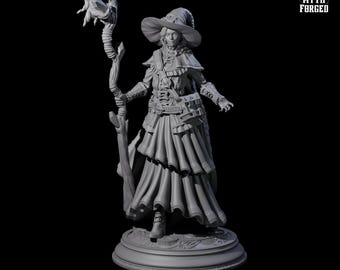 Mysteriöse Hexenminiatur für D&D, Dungeons and Dragons, Pathfinder und viele andere Tabletopspiele