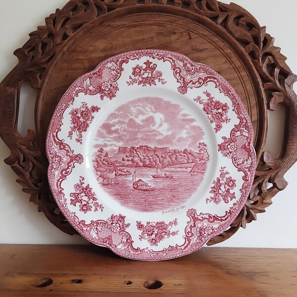 Red Transferware - Etsy