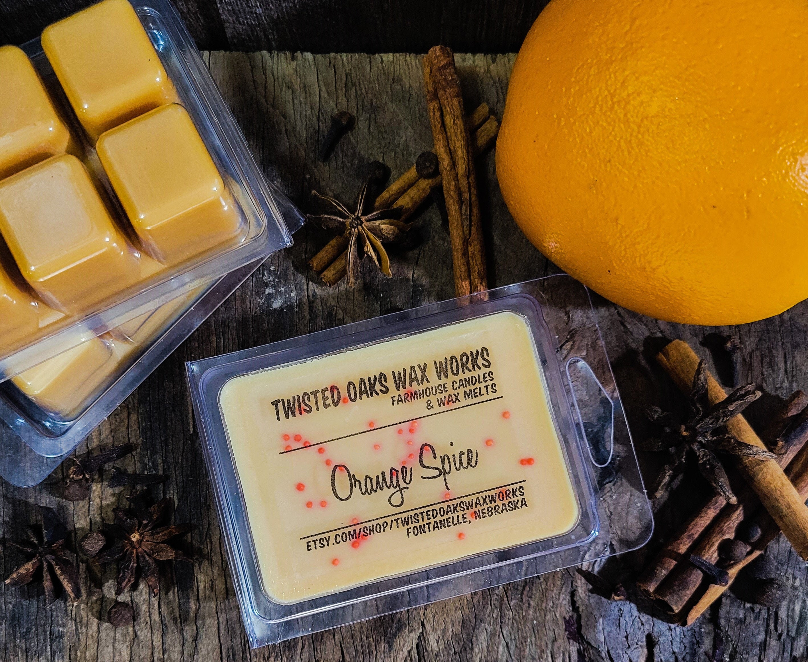 Orange Spice Scented Wax Melt. Spiced Orange Blended With Etsy Australia