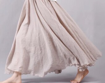 cotton long skirts online