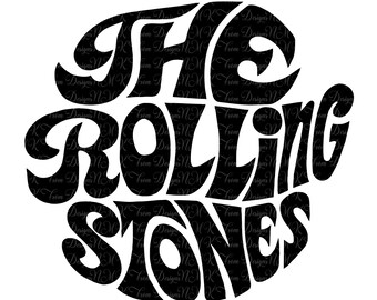 Rolling Stones Svg Etsy