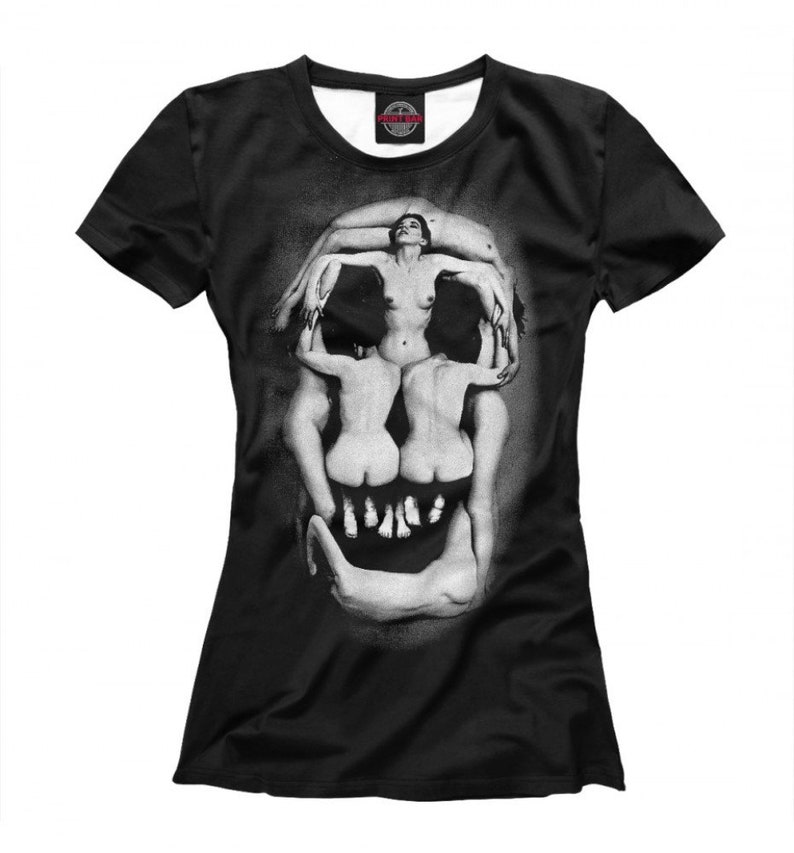 Skull by Salvador Dali Art T-Shirt Premium Quality Tee All | Etsy
