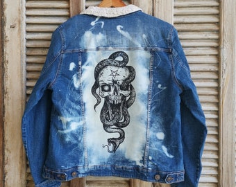 Denim jacket | Snake