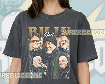 Billy Joel Men's T-shirt Vintage Piano Man Album Graphic Tee Big