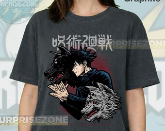 Jujutsu Kaisen Megumi Fushiguro Familie Zenin Führer Anime T-Shirt, Anime Grafik Shirt, süßes Anime T-Shirt, Geschenk für Anime Liebhaber T-Shirt