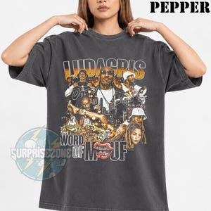 Ludacris Gabonese-American rapper Mineral Wash T-Shirt T-Shirt FDL019 FD