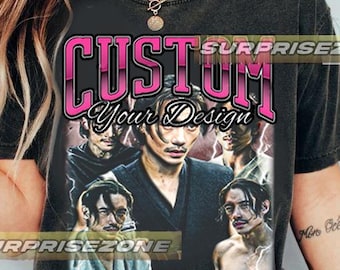 Custom Vintage Bootleg CUSTOM YOUR DESIGN Unisex Heavy Cotton Tee Custom Comfort colors Fd