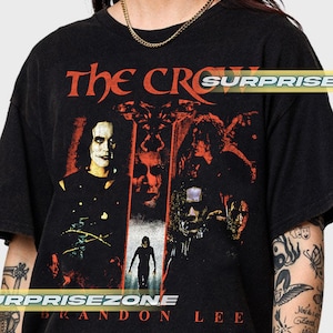The Crow Brandon Lee 1994 ‧ Action/Horror Movie Unisex Softstyle T-Shirt FDL033