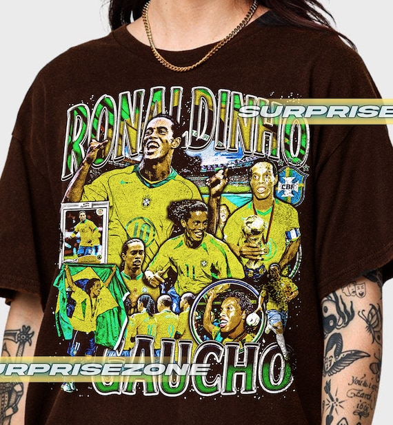 ウェア Ronaldinho Official look at the Nike Brazil 2004 Total 90 Reissue Jersey