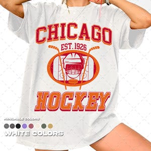 Chicago Blackhawks T-Shirt, Hockey Team Shirt, NHL Shirt, Gameday T-Shirt, Vintage New York Hockey Fan Shirt, Comfort Colors Unisex T-Shirt