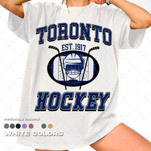 Toronto Maple Leafs T-Shirt, Hockey Team Shirt, NHL Shirt, Gameday T-Shirt, Vintage New York Hockey Fan Shirt, Comfort Colors Unisex T-Shirt