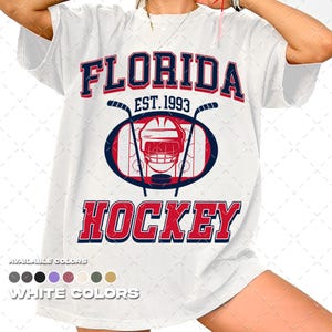 T-shirt Panthers de la Floride, chemise de l&#39;équipe de hockey, chemise LNH, T-shirt Gameday, chemise vintage de fan de hockey de New York, T-shirt unisexe couleurs confort