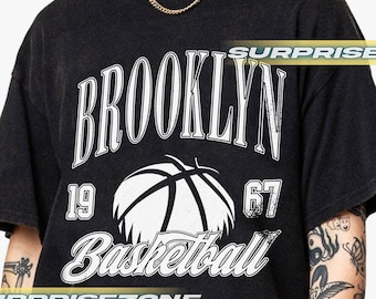 BRK Basketball 90s Graphic Shirts, BRK Fans Tee Gifts, Basketball Game Day Comfort Colors 1717 Unisex T-Shirt