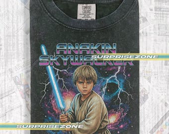 Anakin Skywalker Star Wars T-Shirt Unisex Komfort Farben Vintage Shirt, klassisches Star Wars Unisex Geschenk für Frau und Mann Unisex T-Shirt MG