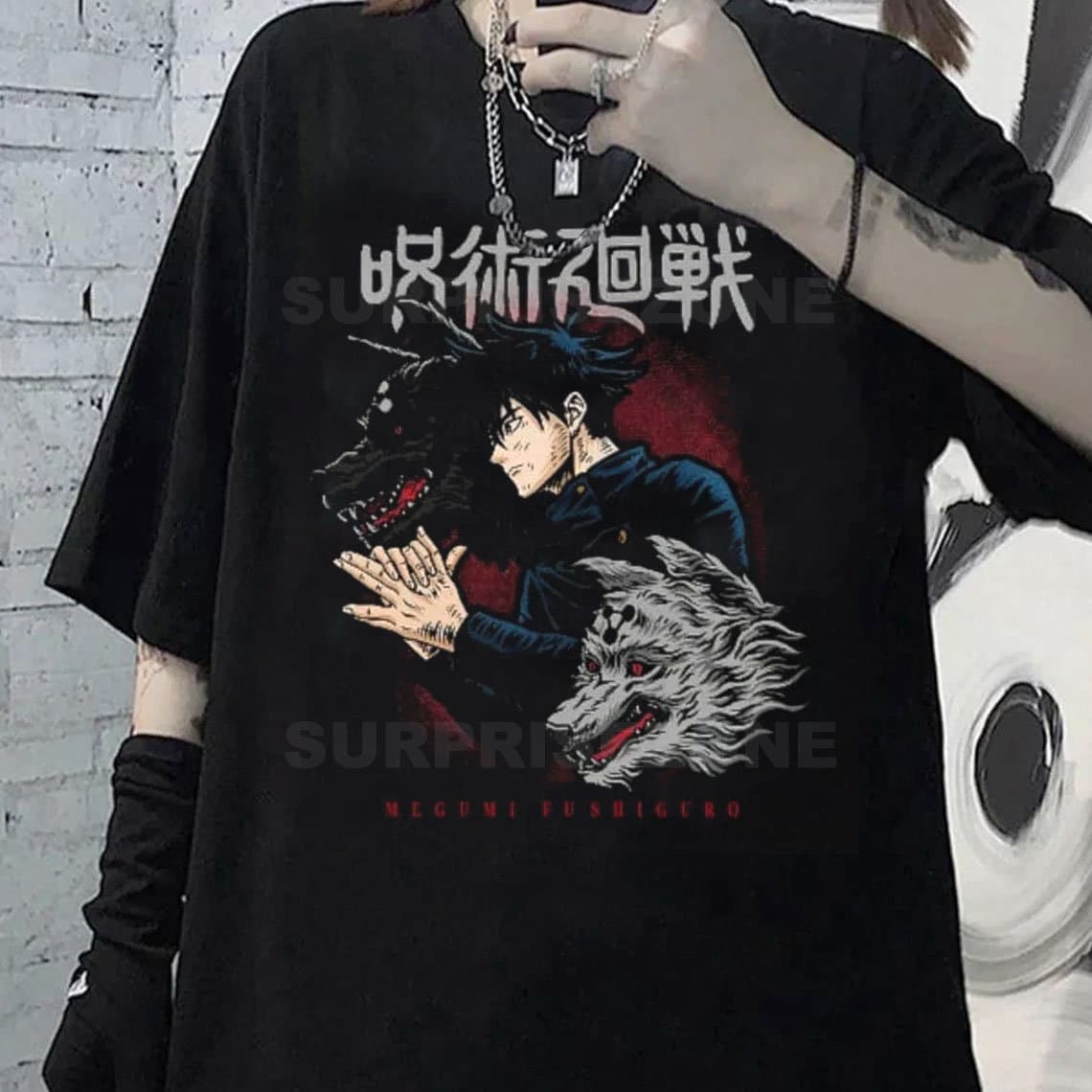 Discover Jujutsu Kaisen Megumi Fushiguro Familie Zenin Leader Anime T-Shirt