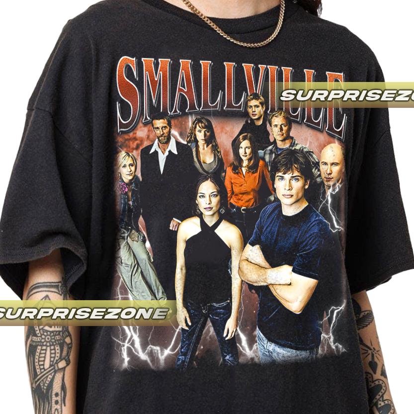 Smallville 2001 ‧ Drama Serie Unisex Softstyle Vintage Shirt, Geschenk für Frau und Mann Unisex T-Shirt