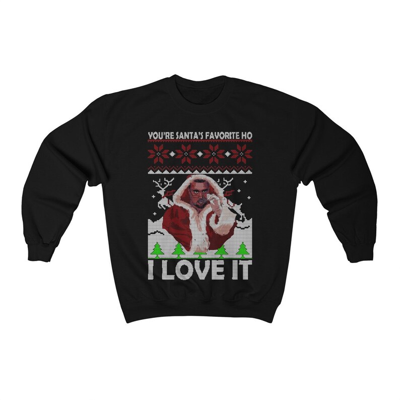 You're Santa's Favorite Ho I Love It Ugly Sweater | Etsy
