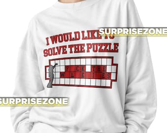 Benutzerdefiniert Ihre Rivalität Ich möchte das Puzzle lösen Michalan Heavy Blend ™ Rundhals-Sweatshirt RZ