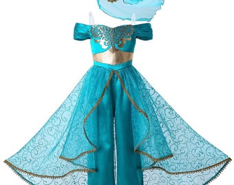 aladdin jasmine blue dress