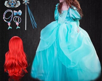 ariel teal dress