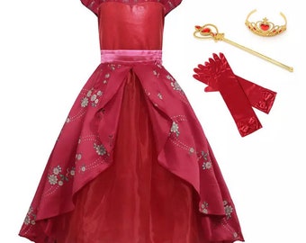 princesses with red dresses