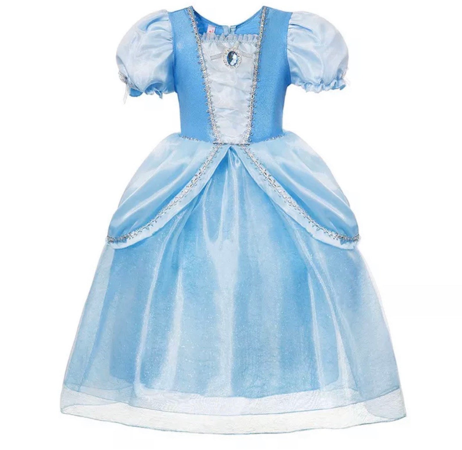 Beautiful Blue Cinderella Princess Dress Costume Set Birthday | Etsy