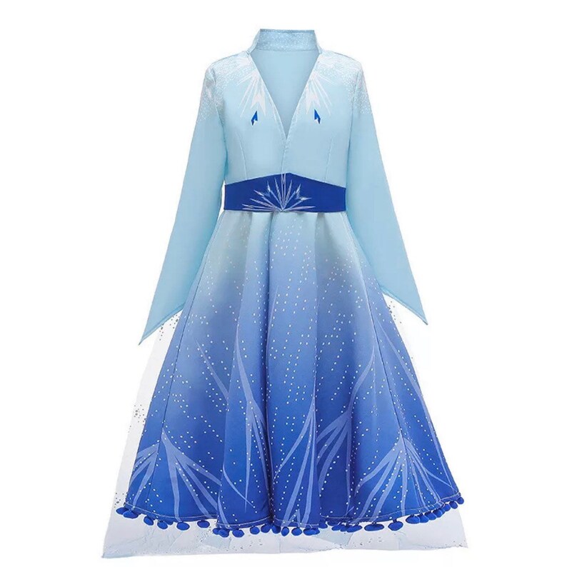 Disney Inspired Frozen 2 Elsa Princess Costume Dress Robe Set Etsy