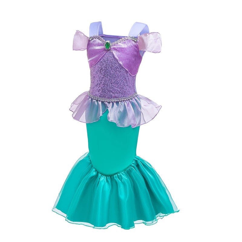The Little Mermaid Ariel Princess Dress Costume Set Birthday | Etsy