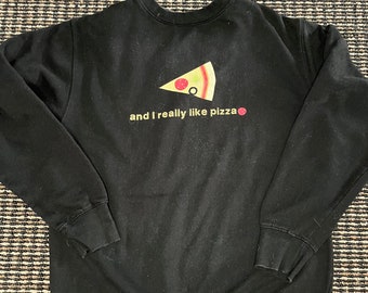 Pizza Crew Neck Sweater