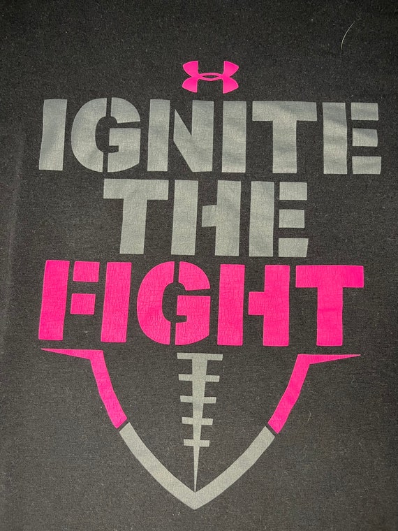 Mens Under Armour Breast Cancer Awareness Tee Etsy