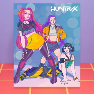 HUNTR/X - KPop Demon Hunters Art Print