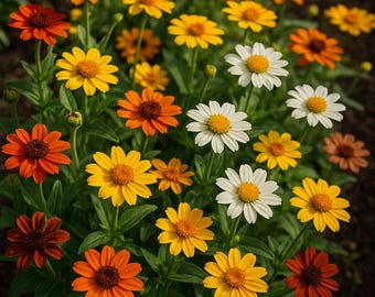 Daisy Dunetti mischt Blumensamen 55