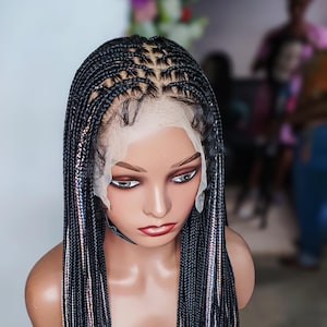 Braided Wig, Knotless Braid Wig, Box Braid Wig, Long Braid Wigs, Wigs For Black Women