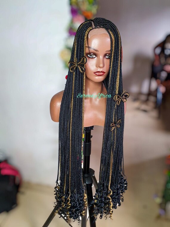 black and gold wig