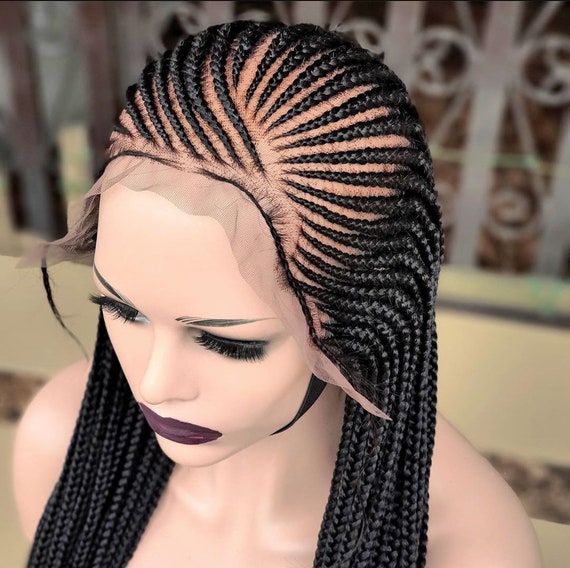 Black wig plaits hotsell