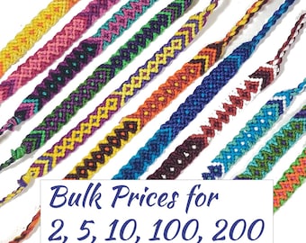 Handwoven Chevron Friendship Bracelets Adjustable Macrame Boho Jewelry Unisex Colorful Teenager Gift From Guatemala