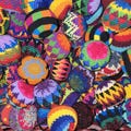 Set Of Hacky Sacks, Crocheted Footbags, Boho Juggle Balls, Sport Ball Stress Pain Relief