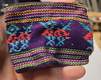 Large Hand-woven Suede Huipil Backpack From Chichicastenango  display picture 2